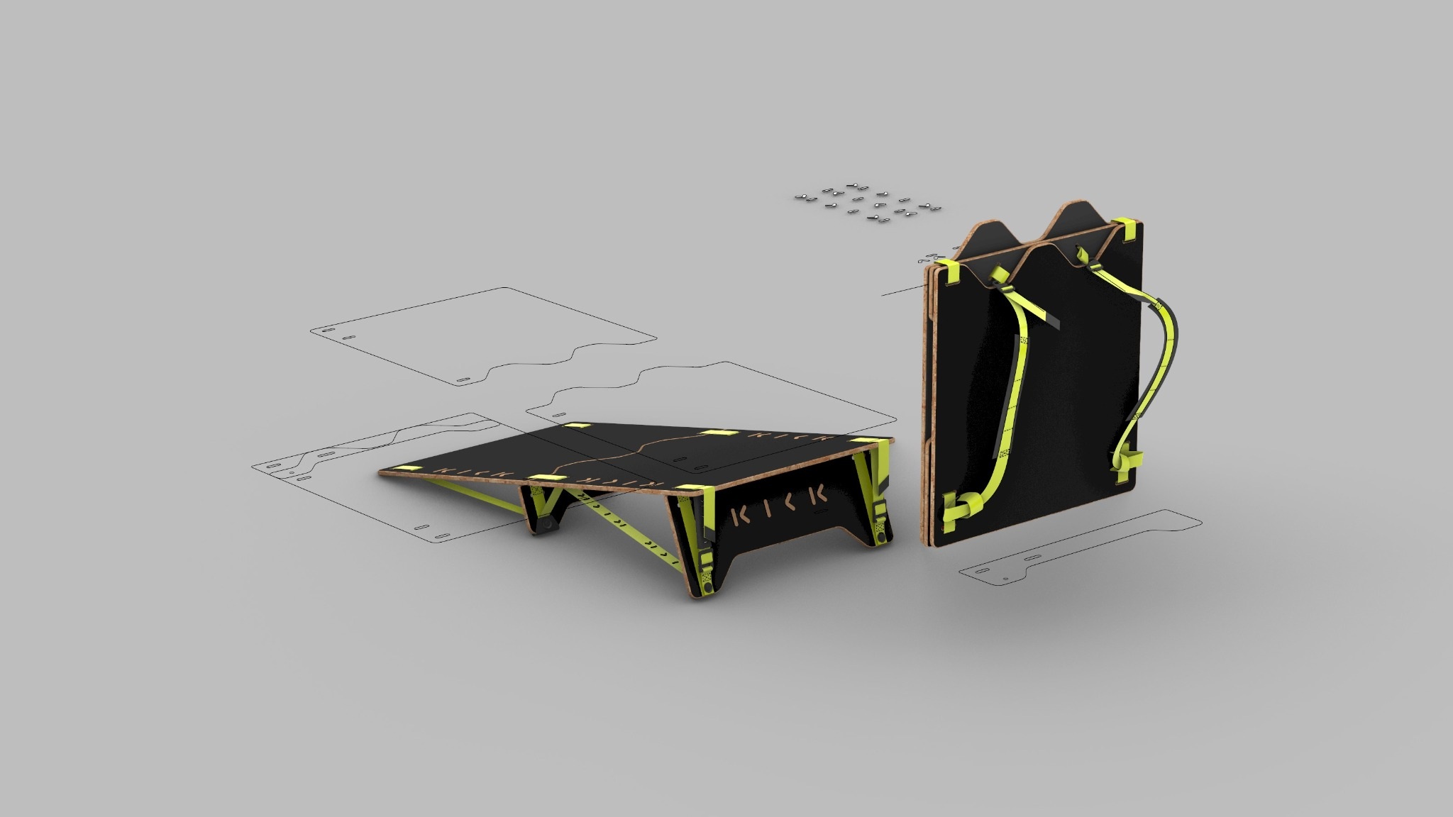 Fly-out Kicker Ramp — 06-03